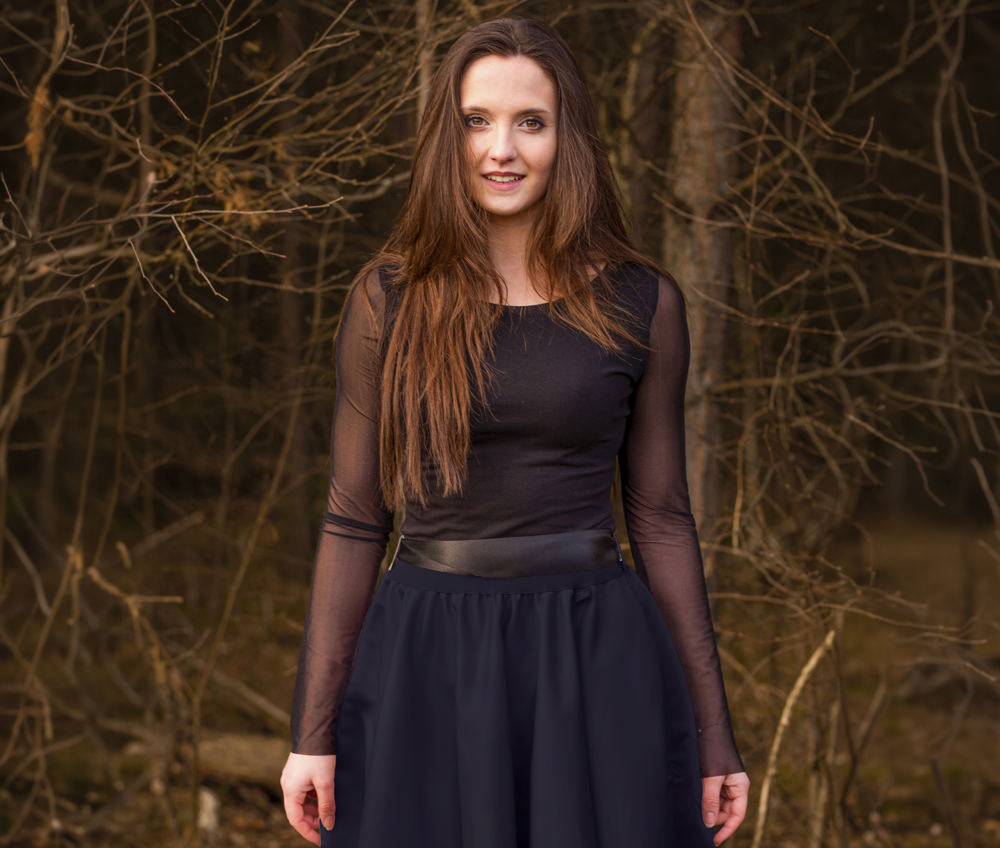 Tričko s tylovými rukávy